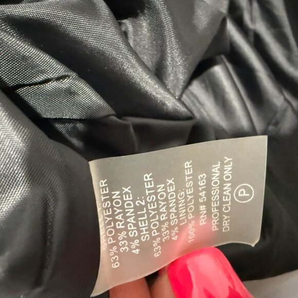 Calvin Klein Women Fit & Flare Casual Formal Dress Sleeveless Black Belt Sz 14 - Picture 12 of 13